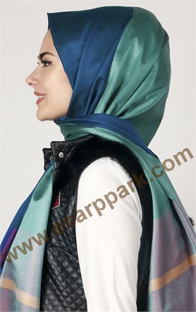 Bordürlü İpek Şal 108-16