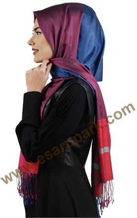 Bordürlü İpek Şal 108-17