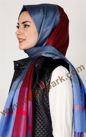 Bordürlü İpek Şal 108-20