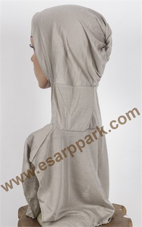 Boyunluklu Bone 2532-7 Ekru