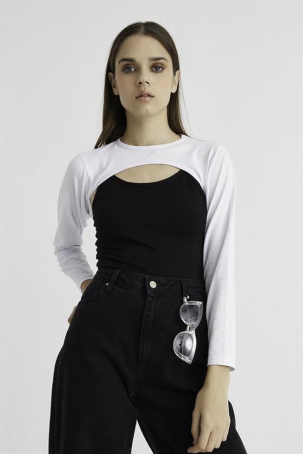 Boyunluklu Kolluk 2570-2 Beyaz