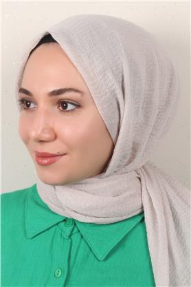 Bürümcük İnce Şal 3093-1 Açık Taş