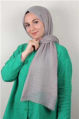 Bürümcük İnce Şal 3093-10 Duman 