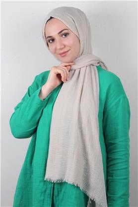 Bürümcük İnce Şal 3093-18 Kemik