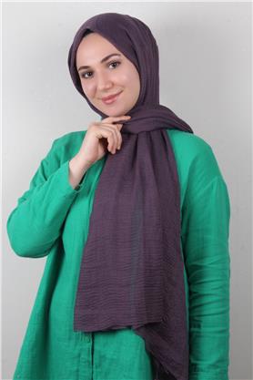 Bürümcük İnce Şal 3093-19 Mor
