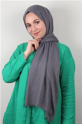 Bürümcük İnce Şal 3093-21 Füme