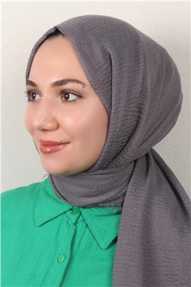Bürümcük İnce Şal 3093-21 Füme