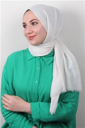 Bürümcük İnce Şal 3093-22 Kemik
