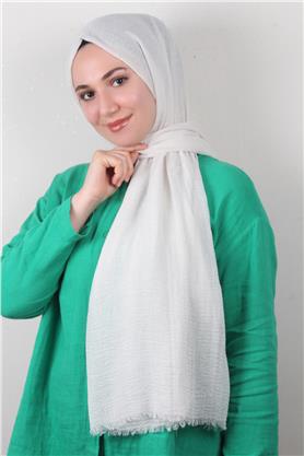 Bürümcük İnce Şal 3093-22 Kemik