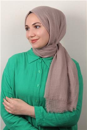 Bürümcük İnce Şal 3093-24 Toprak