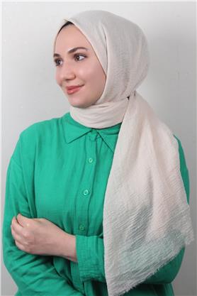 Bürümcük İnce Şal 3093-31 Krem