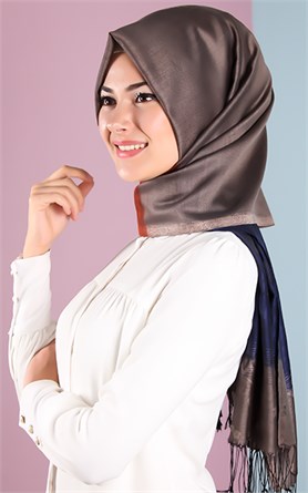 500-0015-27 ÇİFT YÖNLÜ İPEKSİ ŞAL