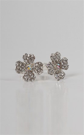 Abiye Taşlı Eşarp Klipsi 401-4