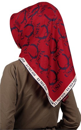 102-0030-03 U.S POLO ASSN EŞARP KIRMIZI