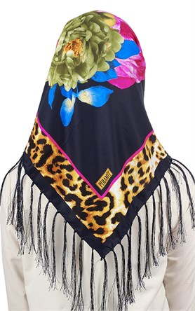 111-0017-06 PİRAMİT PÜSKÜLLÜ EŞARP