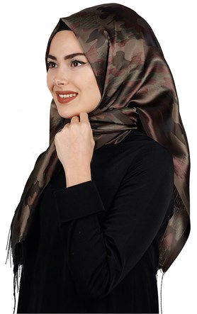 Kamuflaj İpeksi Şal 5550-33