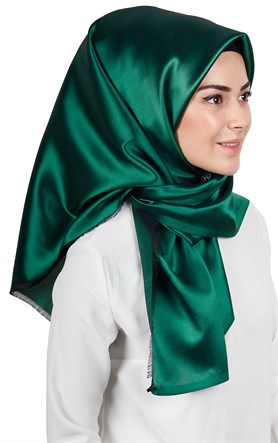 Delux Tafta Eşarp 1000-7 Zümrüt