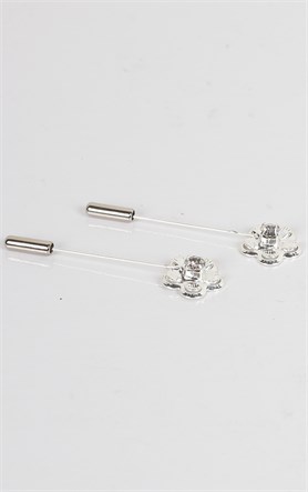 Abiye Taşlı Eşarp Klipsi 402-1