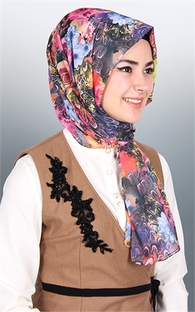 Fiesta Krep Şal 525-0001-34 