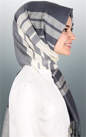 500-0013-80 ÇİFT YÖNLÜ İPEKSİ ŞAL