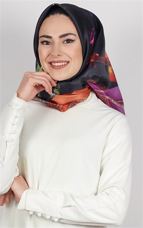 Piramit Tafta Dijital Eşarp 1923-3