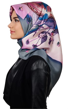 Tafta Dijital Eşarp 1323-7