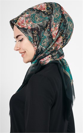 Akel Pamuklu 140x140 Cm Eşarp 1080-1