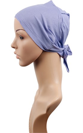 Penye Eşarp Bonesi 251-14 Lila