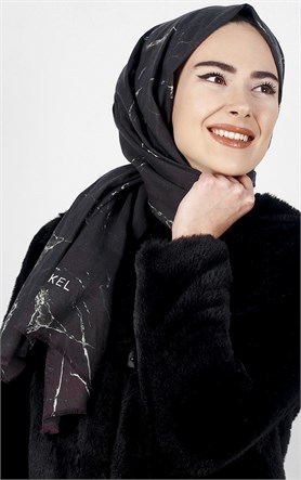 Akel Mermer Desen Şal 5000-8