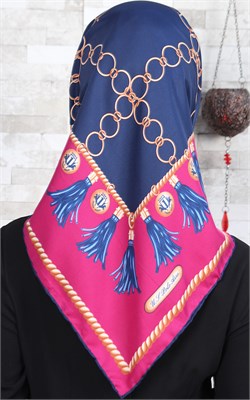 102-0020-06  U.S POLO ASSN EŞARP LACİVERT FUŞYA