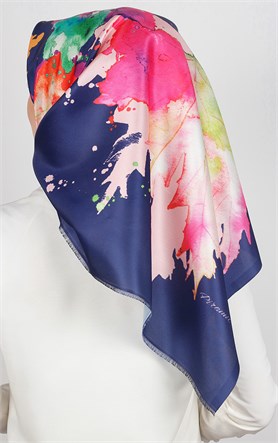 Piramit Tafta Dijital Eşarp 1921-10