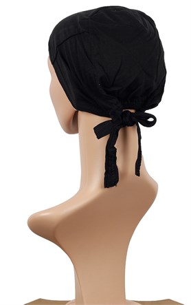 Dikişsiz Penye Bone 2506-15 Siyah