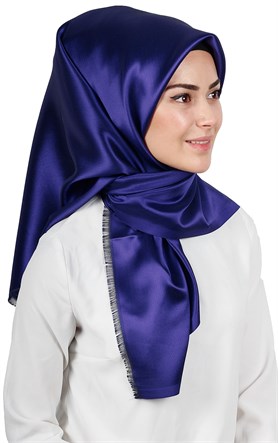 Delux Tafta Eşarp 1000-3 Mor