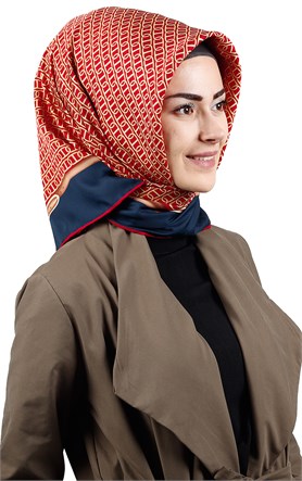 102-0019-07 U.S POLO ASSN EŞARP KIRMIZI LACİVERT