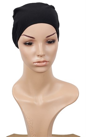 Dikişsiz Penye Bone 2506-15 Siyah