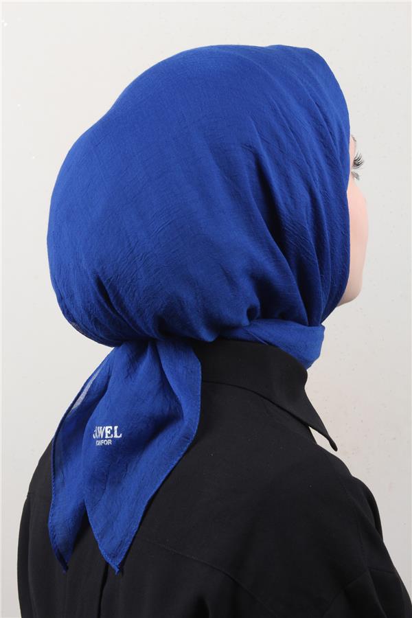 Comfort Pamuk Eşarp 2780-12 Saks Mavisi