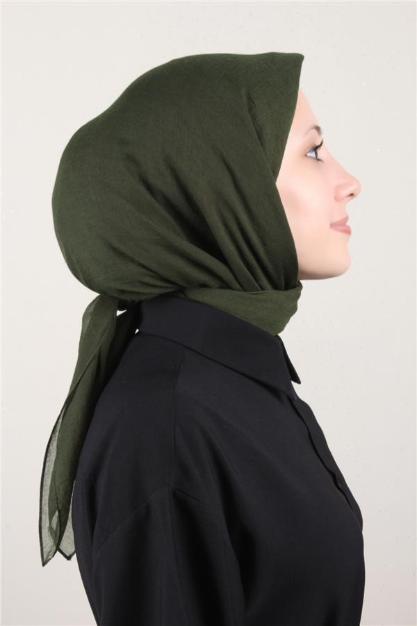 Comfort Pamuk Eşarp 2780-14 Koyu Haki