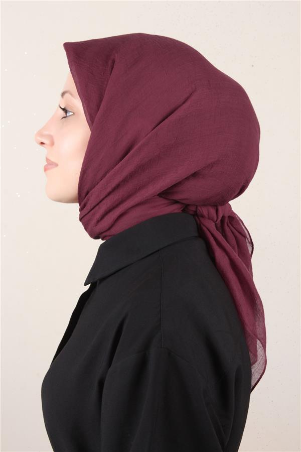 Comfort Pamuk Eşarp 2780-15 Bordo