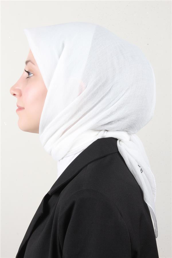 Comfort Pamuk Eşarp 2780-2 Beyaz