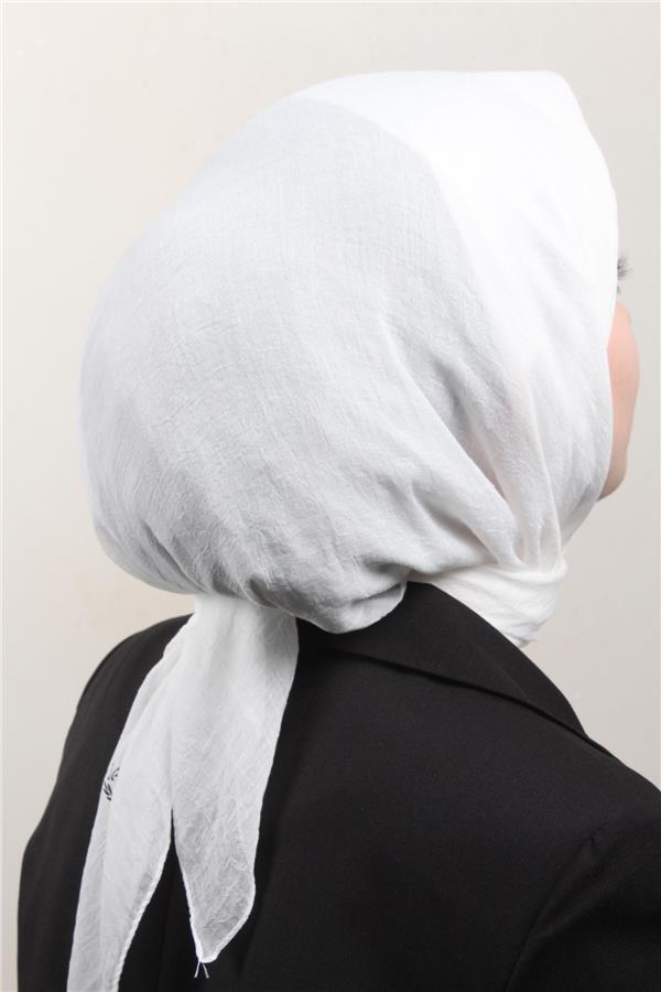 Comfort Pamuk Eşarp 2780-2 Beyaz
