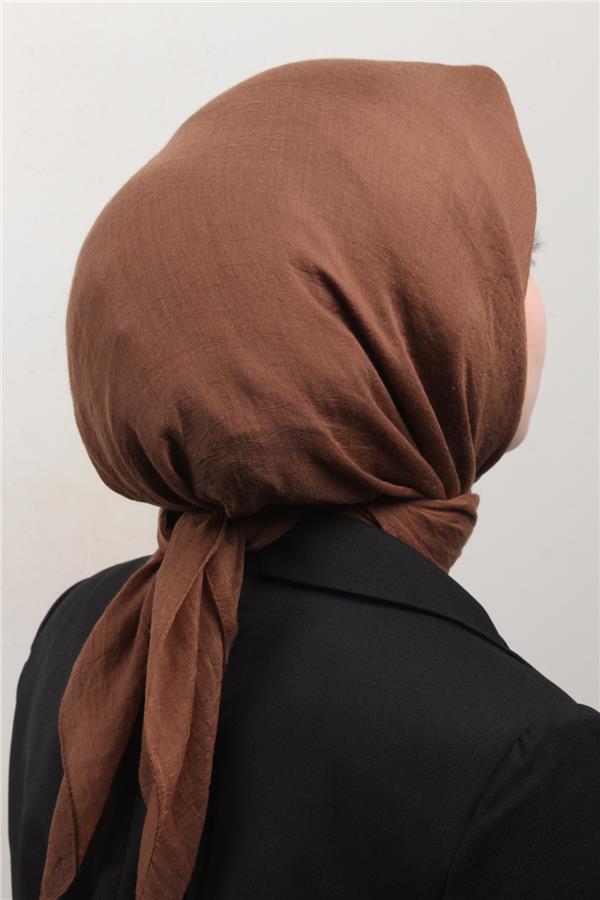 Comfort Pamuk Eşarp 2780-4 Kahverengi