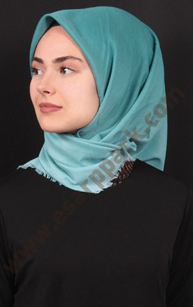 +Coton Kare Eşarp 1203-7