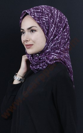 Coton Kare Eşarp 1207-20