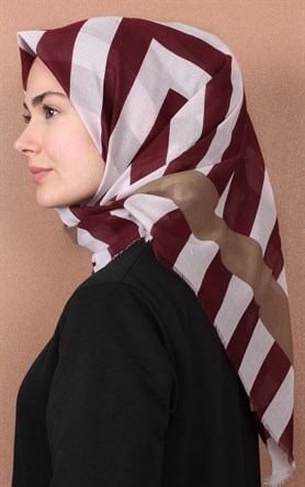 Coton Kare Eşarp 1207-25