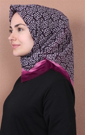 Coton Kare Eşarp 1207-30