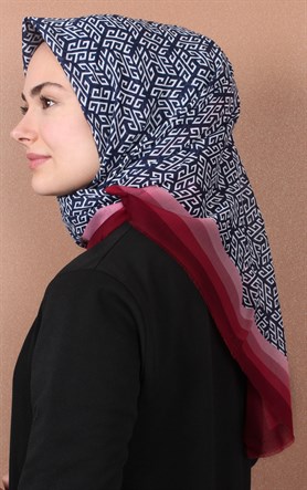 Coton Kare Eşarp 1207-37