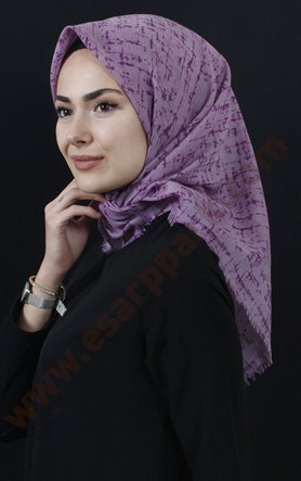 Coton Kare Eşarp 1207-7