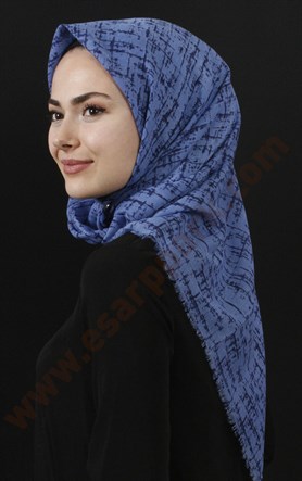 Coton Kare Eşarp 1207-8