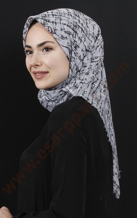 Coton Kare Eşarp 1207-9