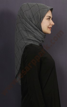 Coton Kare Eşarp 1208-12